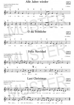 Preview: Merry Christmas für Keyboard (mit 2 Playback CDs)